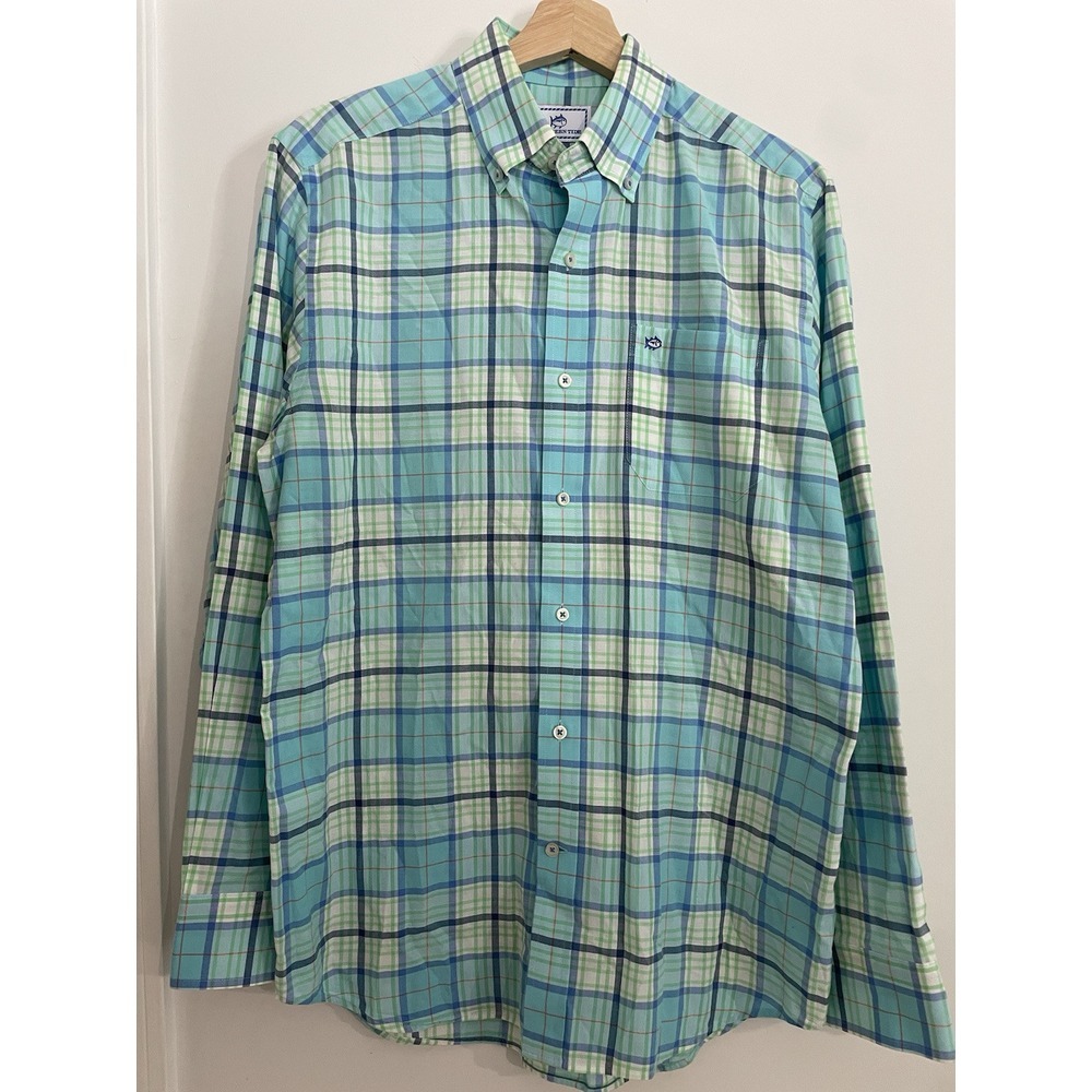 Southern Tide Men's Button Down Cotton LS Shirt Men's Size Small‎